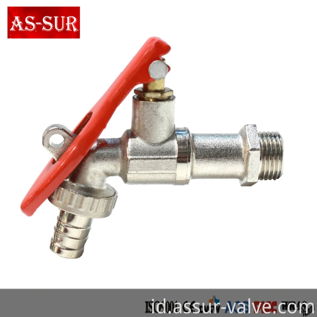 Model Amerika Selatan Paduan Zinc Bibcock Water Tap Faucet Asbb007